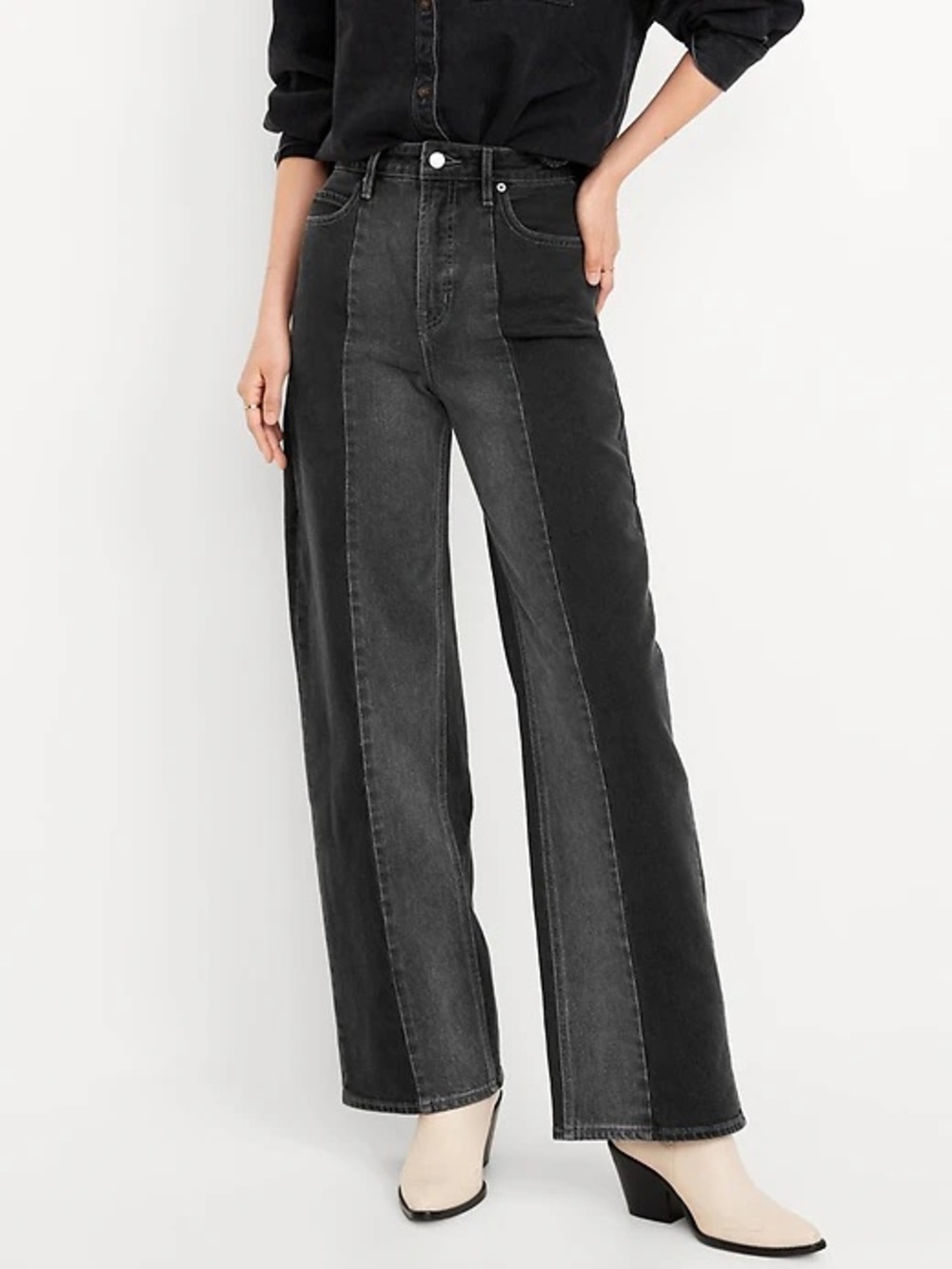 Old Navy Extra High-Waisted Wide-Leg Jeans
